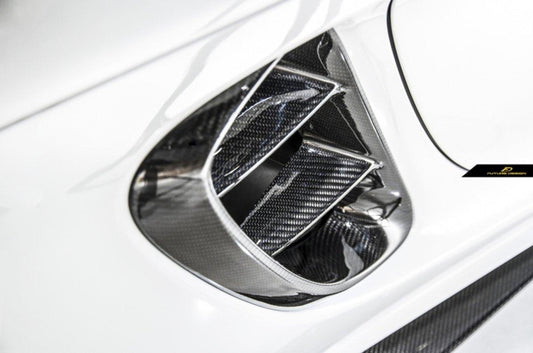 Future Design Carbon Porsche 718 Cayman / Boxster Carbon Fiber Side Vents Cover - Performance SpeedShop