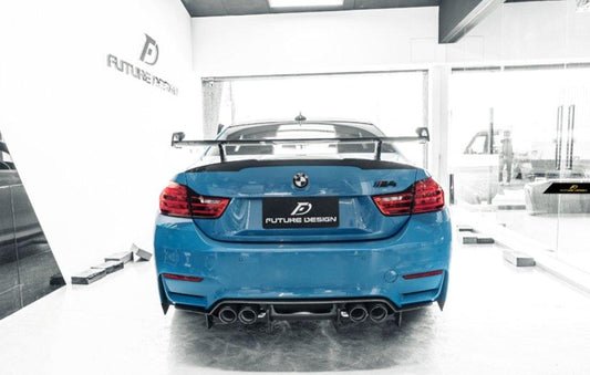 Future Design Carbon PSM Carbon Fiber Rear Diffuser ( 4 Pcs ) for BMW F80 F82 F83 M3 M4 - Performance SpeedShop