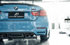 Future Design Carbon PSM Carbon Fiber Rear Diffuser ( 4 Pcs ) for BMW F80 F82 F83 M3 M4 - Performance SpeedShop