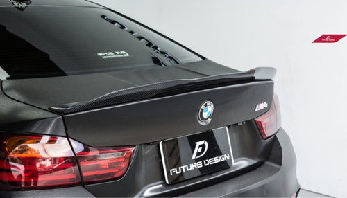Future Design Carbon PSM Carbon Fiber Rear Spoiler BMW F82 M4 - Performance SpeedShop