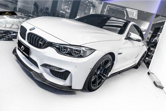 Future Design Carbon PSM Style Carbon Fiber Front Lip for BMW F80 F82 F83 M3 M4 - Performance SpeedShop