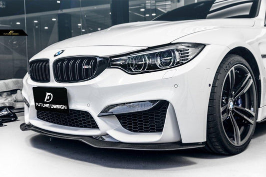 Future Design Carbon PSM Style Carbon Fiber Front Lip for BMW F80 F82 F83 M3 M4 - Performance SpeedShop