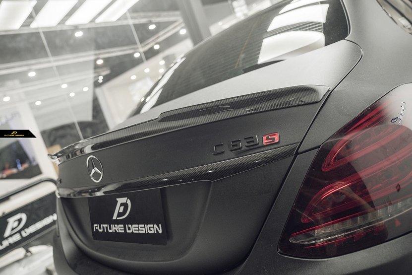 Future Design Carbon Rear Spoiler FD V1 for Mercedes Benz 2015-ON W205 C300 C43 C63 AMG Sedan 4 Door - Performance SpeedShop