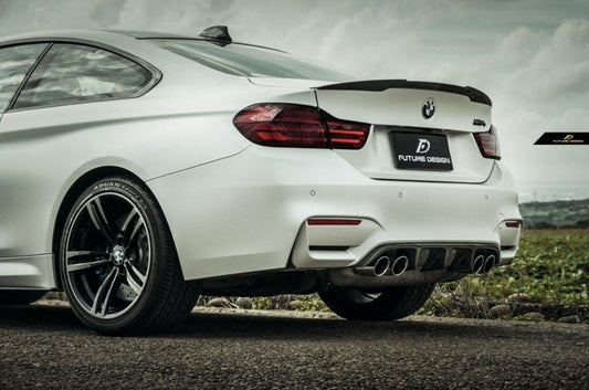 Future Design Carbon RKP Carbon Fiber Rear Diffuser BMW F80 F82 F83 M3 M4 - Performance SpeedShop