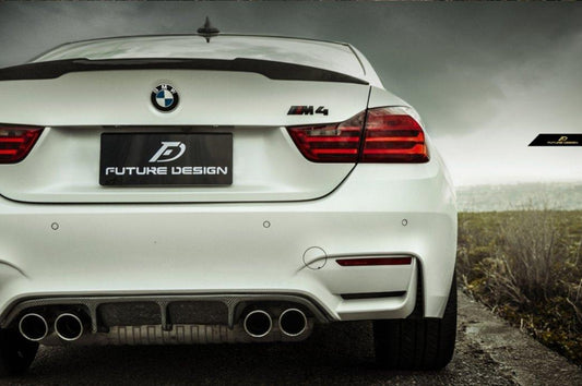 Future Design Carbon RKP Carbon Fiber Rear Diffuser BMW F80 F82 F83 M3 M4 - Performance SpeedShop