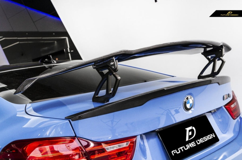 For 2014-2020 BMW i8 Coupe Real Carbon Fiber Rear Trunk Wing Lip Spoiler  Wing