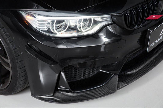 Future Design Carbon VRS Style Carbon Fiber Front Lip for BMW F80 F82 F83 M3 M4 - Performance SpeedShop