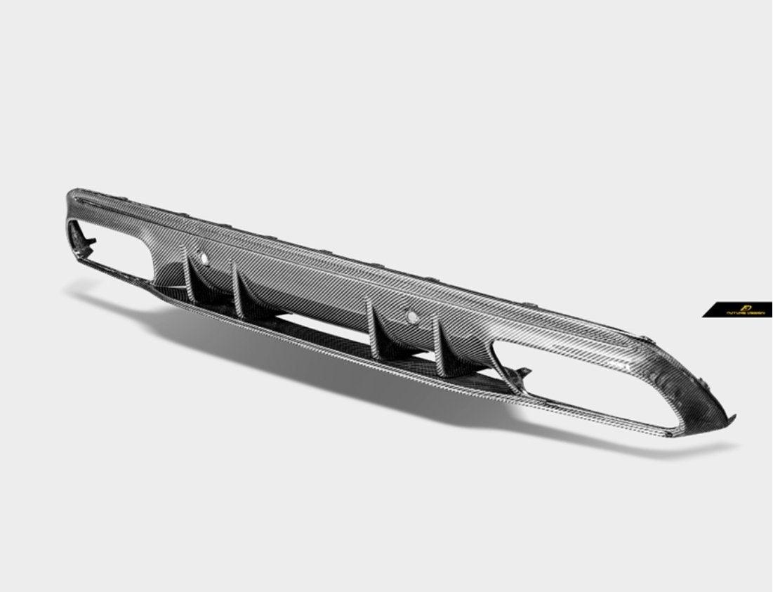 Future Design ED1 Carbon Fiber Rear Diffuser For Mercedes Benz W205 ...