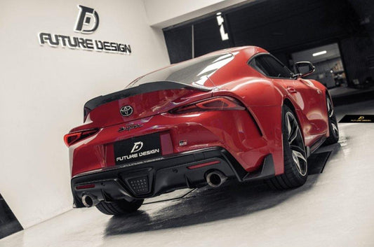 Future Design FD Carbon Fiber Ducktail Rear Spoiler For Toyota Supra A90 GR - Performance SpeedShop