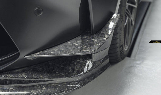 Future Design FD Carbon Fiber Front Bumper Canards for M3 G80 & M4 G82 G83 - Performance SpeedShop