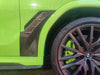 Future Design FD Carbon Fiber FRONT FENDER TRIM OVERLAY for BMW X6 G06 2020-ON - Performance SpeedShop