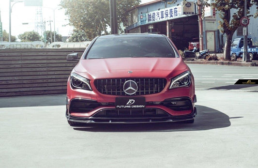 Future Design FD Carbon Fiber Front Lip for 2017-2019 C117 CLA250 CLA45 - Performance SpeedShop