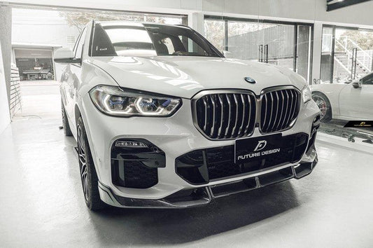 Future Design FD Carbon Fiber FRONT LIP for BMW X5 G05 2019-ON - Performance SpeedShop