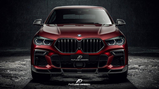 Future Design FD Carbon Fiber FRONT LIP for BMW X6 G06 2020-ON - Performance SpeedShop