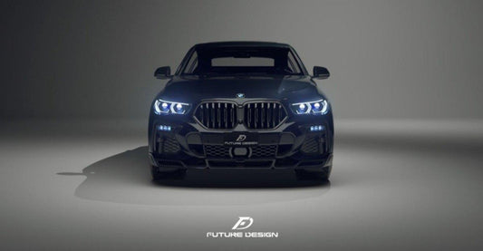 Future Design FD Carbon Fiber FRONT LIP for BMW X6 G06 2020-ON - Performance SpeedShop