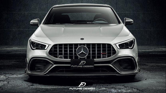 Future Design FD Carbon Fiber Front Lip For CLA C118 CLA45 2020-ON - Performance SpeedShop