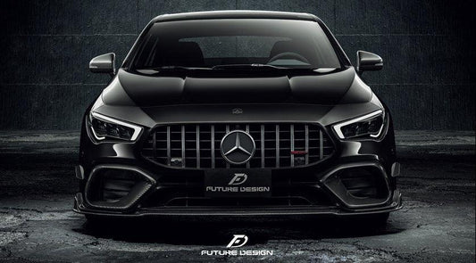 Future Design FD Carbon Fiber Front Lip For CLA C118 CLA45 2020-ON - Performance SpeedShop