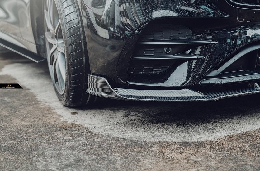 Future design FD Carbon Fiber FRONT LIP for Mercedes Benz E-Class