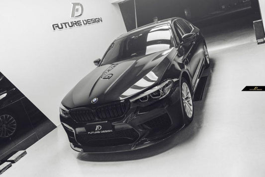 Future Design FD Carbon Fiber FRONT LIP SPLITTER for BMW M5 F90 2017-ON - Performance SpeedShop