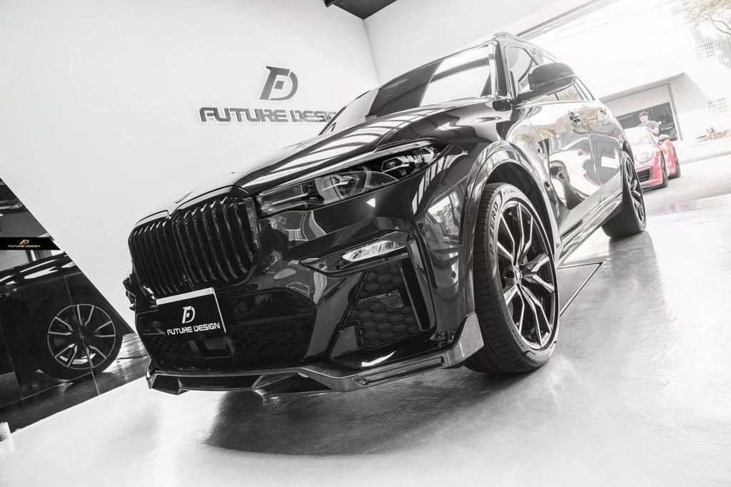 Future Design FD Carbon Fiber FRONT LIP SPLITTER for BMW X7 G07 2020-2022 - Performance SpeedShop