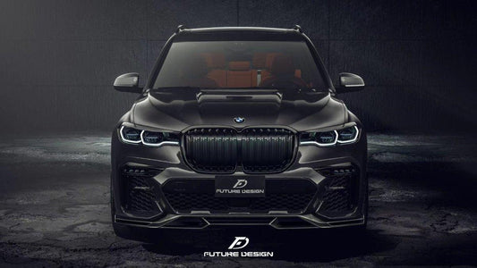 Future Design FD Carbon Fiber FRONT LIP SPLITTER for BMW X7 G07 2020-2022 - Performance SpeedShop