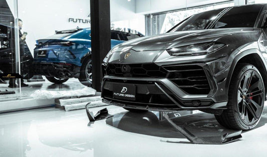 Future Design FD Carbon Fiber FRONT LIP SPLITTER for Lamborghini Urus - Performance SpeedShop