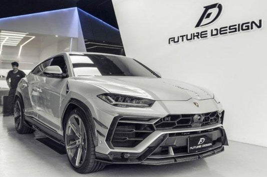 Future Design FD Carbon Fiber FRONT LIP SPLITTER for Lamborghini Urus - Performance SpeedShop