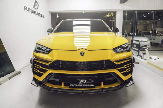 Future Design FD Carbon Fiber FRONT LIP SPLITTER for Lamborghini Urus - Performance SpeedShop