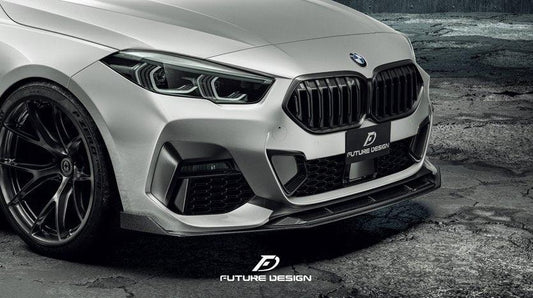 Future Design FD Carbon Fiber FRONT SPLITTER for 2 Series F44 M235i Gran Coupe 2020-ON - Performance SpeedShop