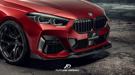 Future Design FD Carbon Fiber FRONT SPLITTER for 2 Series F44 M235i Gran Coupe 2020-ON - Performance SpeedShop