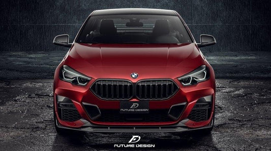 Future Design FD Carbon Fiber FRONT SPLITTER for 2 Series F44 M235i Gran Coupe 2020-ON - Performance SpeedShop