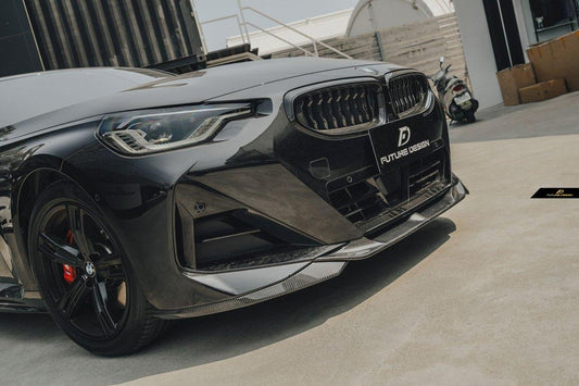 Future Design FD Carbon Fiber FRONT SPLITTER for 2 Series G42 230i M240i 2022-ON - Performance SpeedShop