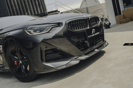 Future Design FD Carbon Fiber FRONT SPLITTER for 2 Series G42 230i M240i 2022-ON - Performance SpeedShop