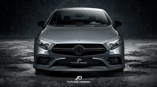 Future Design FD Carbon Fiber FRONT SPLITTER For CLS450 CLS53 W257 C257 2019-2021 - Performance SpeedShop