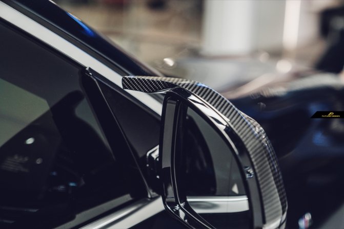 Future Design FD Carbon Fiber MIRROR CAPS REPLACEMENT for BMW X6 G06 2020-ON - Performance SpeedShop