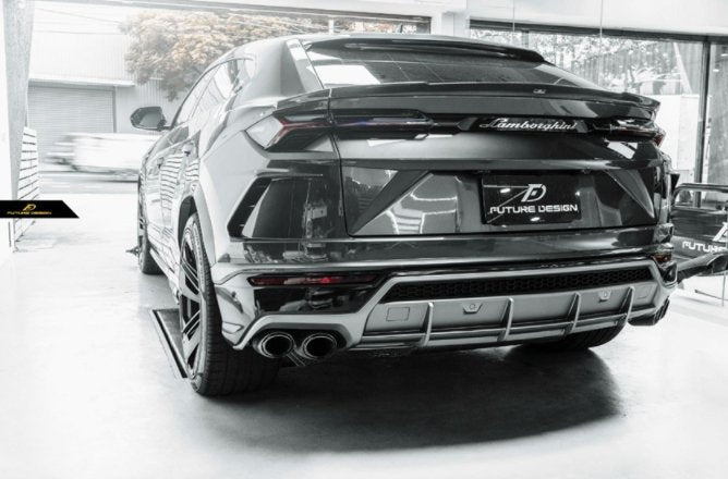 Future Design FD Carbon Fiber REAR BUMPER CANARDS FOR Lamborghini Urus - Performance SpeedShop