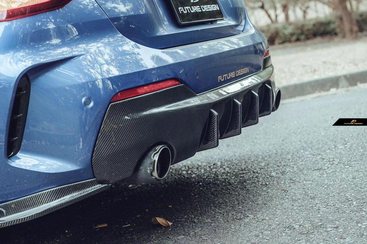 Future Design FD Carbon Fiber REAR DIFFUSER ( Dual tips ) & REAR ...