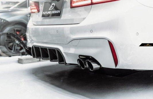 Future Design FD Carbon Fiber REAR DIFFUSER for BMW M5 F90 2017-ON - Performance SpeedShop