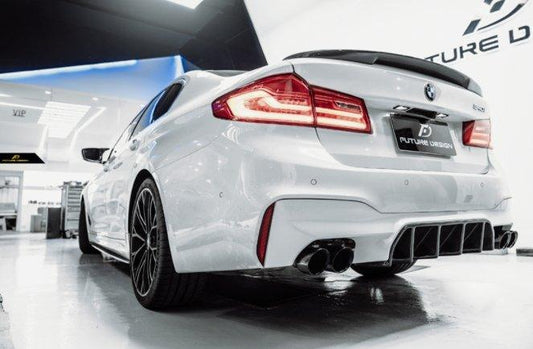 Future Design FD Carbon Fiber REAR DIFFUSER for BMW M5 F90 2017-ON - Performance SpeedShop