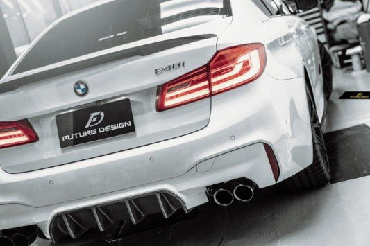 Future Design FD Carbon Fiber REAR DIFFUSER for BMW M5 F90 2017-ON - Performance SpeedShop