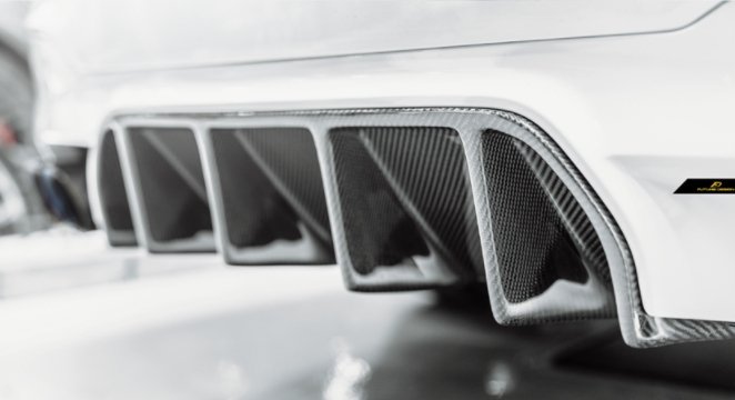 Future Design FD Carbon Fiber REAR DIFFUSER for BMW M5 F90 2017-ON - Performance SpeedShop