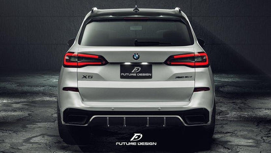 Future Design FD Carbon Fiber REAR DIFFUSER for BMW X5 G05 2019-ON - Performance SpeedShop