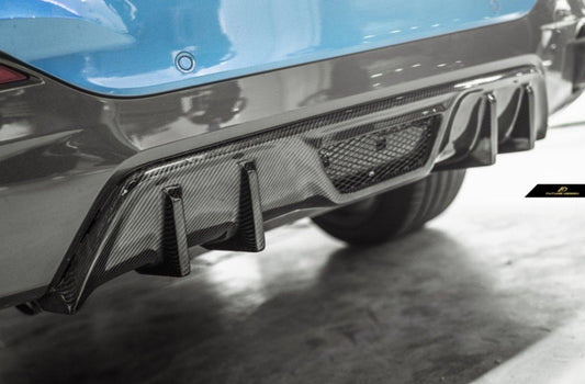 Future Design FD Carbon Fiber REAR DIFFUSER for BMW X6 F16 2015-2019 - Performance SpeedShop