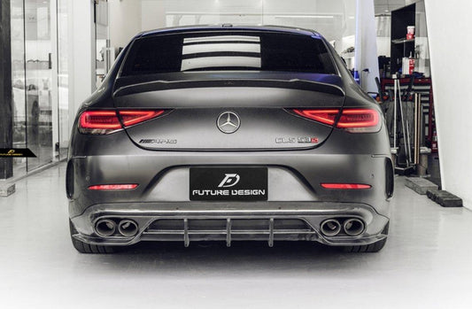 Future Design FD Carbon Fiber REAR DIFFUSER For CLS450 CLS53 W257 C257 2019-ON - Performance SpeedShop