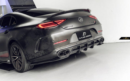 Future Design FD Carbon Fiber REAR DIFFUSER For CLS450 CLS53 W257 C257 2019-ON - Performance SpeedShop