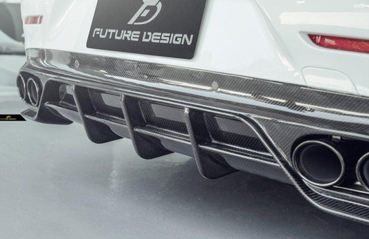 Future Design FD Carbon Fiber REAR DIFFUSER For CLS450 CLS53 W257 C257 2019-ON - Performance SpeedShop