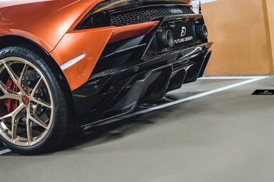 Future Design FD Carbon Fiber REAR DIFFUSER for Lamborghini Huracan EVO - Performance SpeedShop