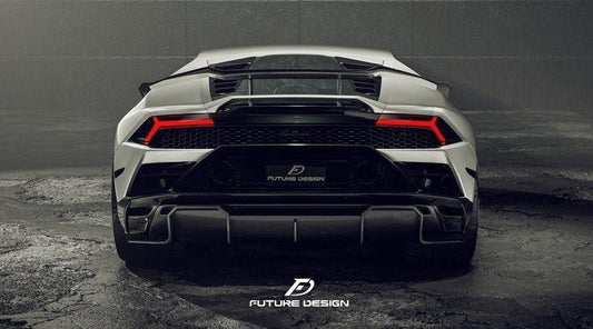 Future Design FD Carbon Fiber REAR DIFFUSER for Lamborghini Huracan EVO - Performance SpeedShop