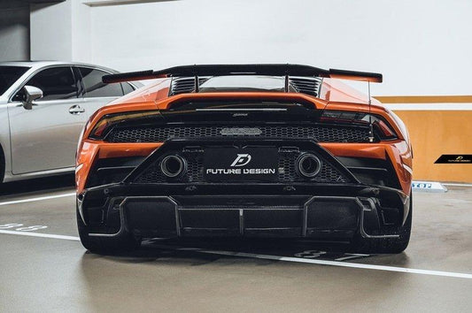 Future Design FD Carbon Fiber REAR DIFFUSER for Lamborghini Huracan EVO - Performance SpeedShop