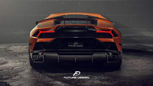 Future Design FD Carbon Fiber REAR DIFFUSER for Lamborghini Huracan EVO - Performance SpeedShop